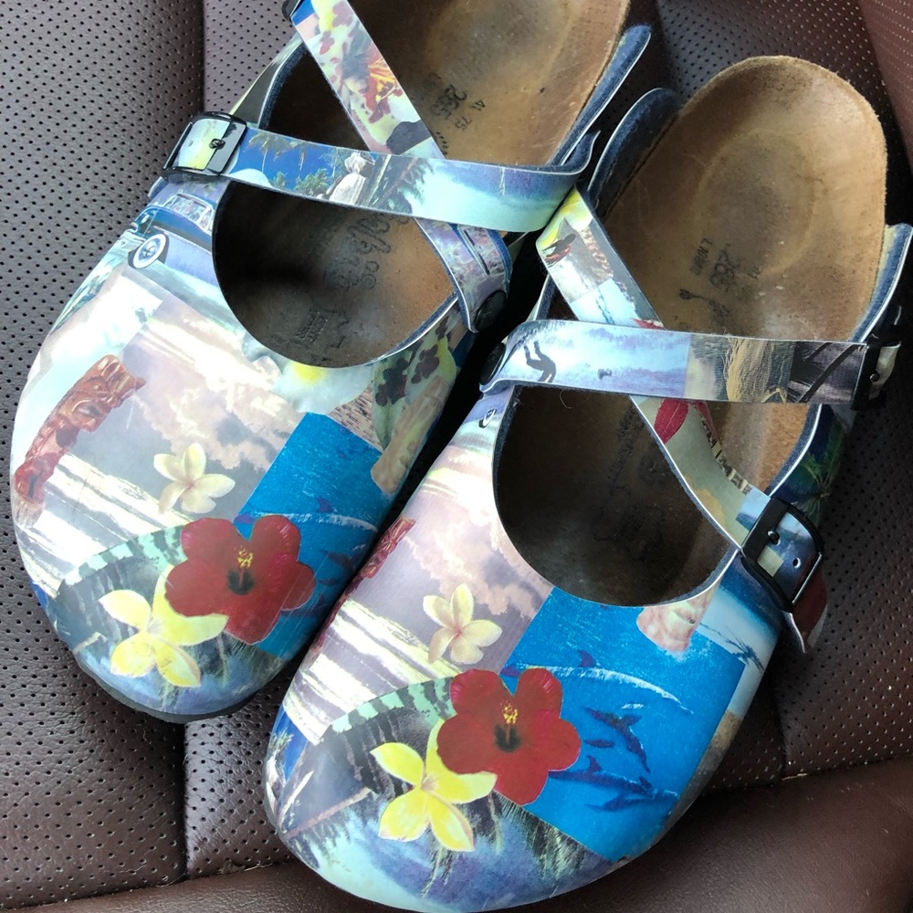 Birkenstock Birkis size 10 double strap sandals